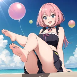 Anime Girl Feet AI Character
