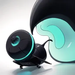a snail's pace AI Character