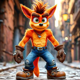 Crash Bandicoot AI Character