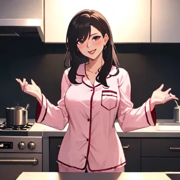 AI Character Milf Pajamas