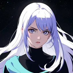 Black Purple Jeans AI Character