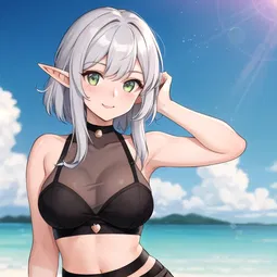 Curvaceous Clover Elara AI Character