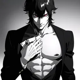 Devil Wears a Suit and Tie AI Character