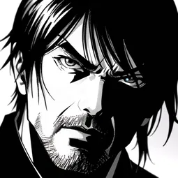 Yakuza manga AI Character