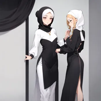 AI Character Jilbab Sange