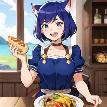 AI Character Dungeon Meshi Cat Girl