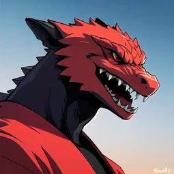 Red Komodo AI Character