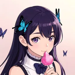 Purple Candy AI Character