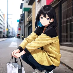 Flashbacks Recycled Fashion AI Character