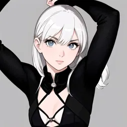 small breast anime AI Character