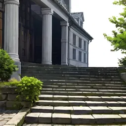Stone Stairs AI Character