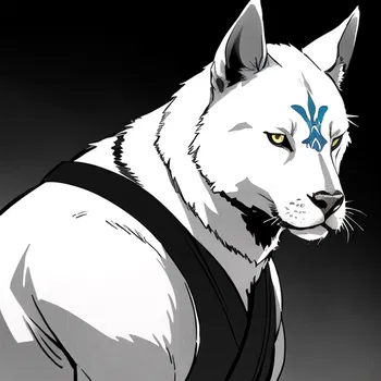 AI Character Ragarok the Shadow Wolf