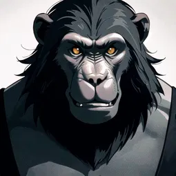 Scary Baboon AI Character