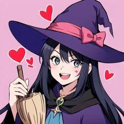 Witch and Broom AI Character