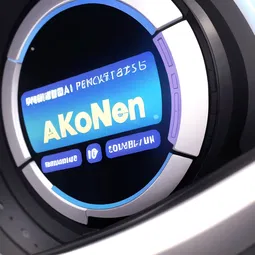 Holographic Card AI Character
