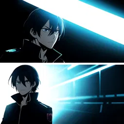 Black Light Manga AI Character