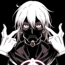 Asaki Fueguchi from Tokyo Ghoul AI Character