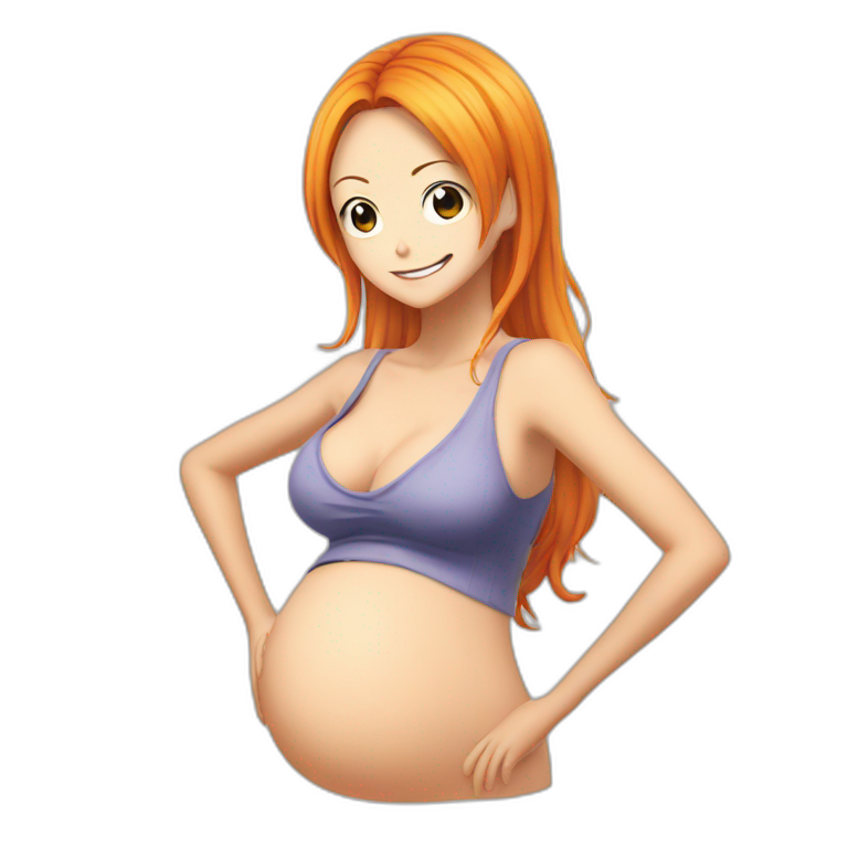 AI Character Pregnant Nami