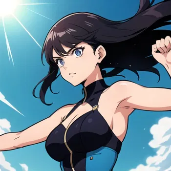 AI Character Fight Like A Girl Manhwa