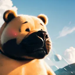 Buff Winnie the Pooh AI Character
