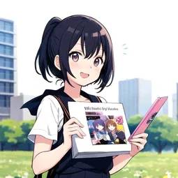 Hana-chan, The Blushing Manga Star AI Character