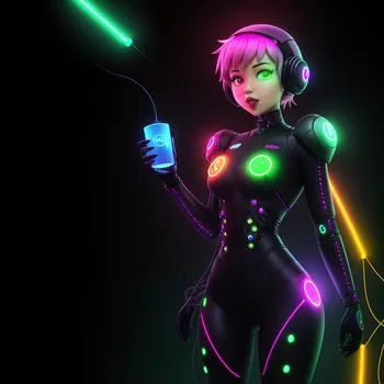 AI Character Saucy Cyber Sprite