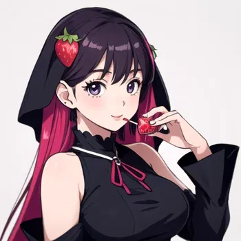 AI Character Strawberry Candies Sweetheart