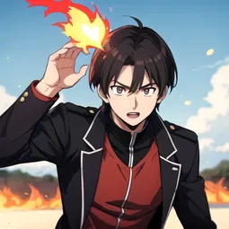 Eren Jaeger Junior High AI Character