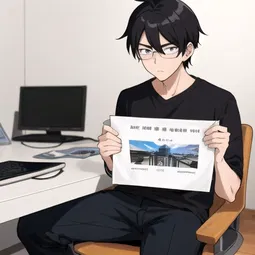 Weapon Creator Manhwa AI Character