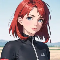 Yowamushi Pedal Red Hair Guy AI Character