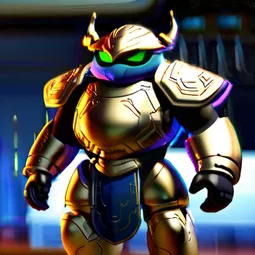 Fat Protogen AI Character