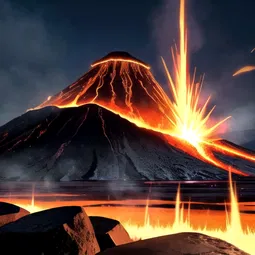 Volcanic Stone AI Character