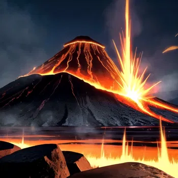 AI Character Volcanic Stone