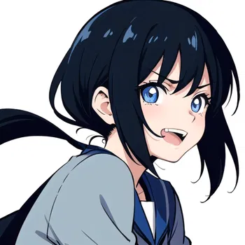 AI Character Gagged Manga Girl