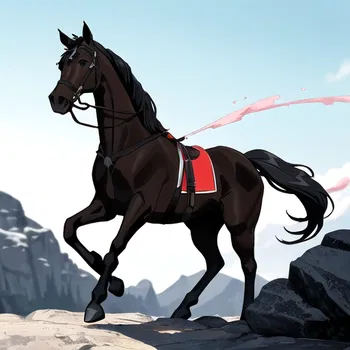 AI Character Horse Cum