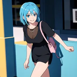 Blue Purse AI Character