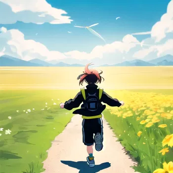 AI Character Run-with-the-Wind