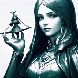 Lady Justice Statue AI Character