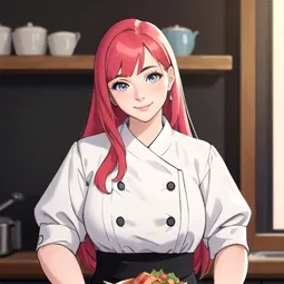 The Young Lady is a Royal Chef AI Character