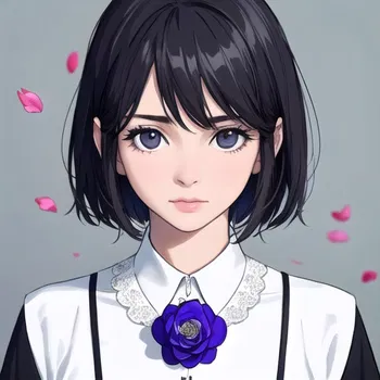 AI Character Wilting Petals