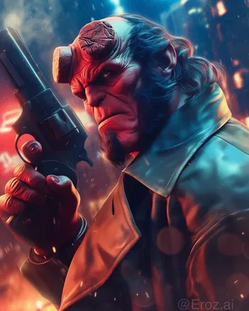 AI Character Hellboy