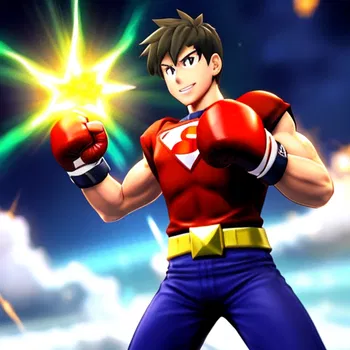 AI Character Super Punch Boy