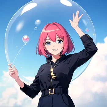 AI Character Crème glacée Bubble Gum