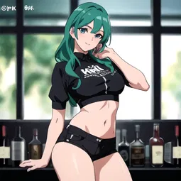 Crop Top Anime AI Character