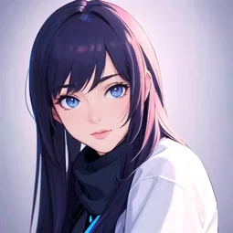 White Knee High Boots AI Character