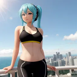 Miku Giantess AI Character