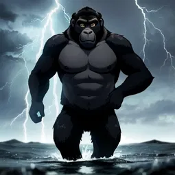 Gorilla Mode Lightning AI Character