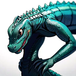 Bio Lizard AI Character