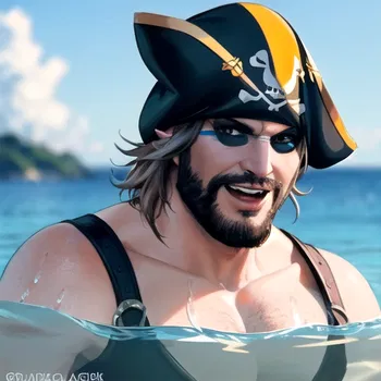AI Character Pirate Water