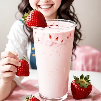 AI Character Strawberry Milk